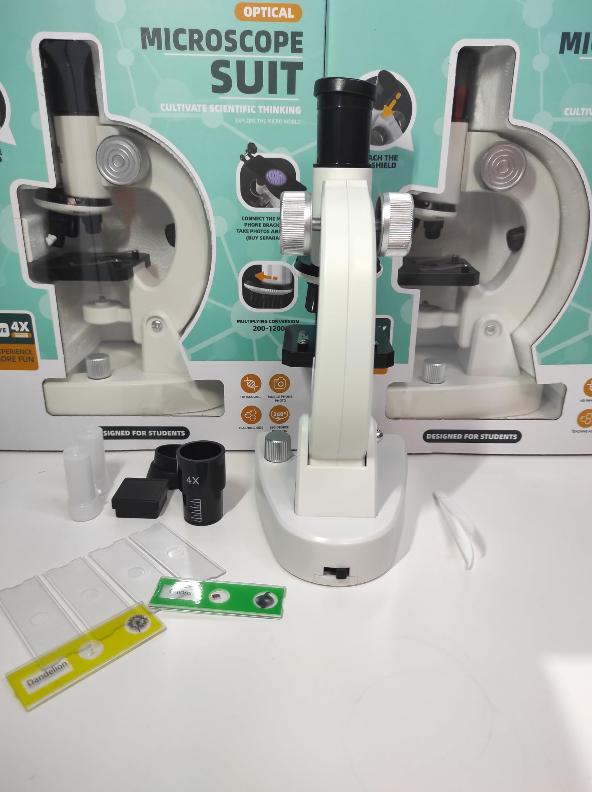 MayMax Microscopio Digital para Ninos con Pantalla, Juguete Educativo de Ciencia con Aumentos y Luz LED, Explora Insectos Plantas y Minerales, Aprendizaje Divertido en Casa y Escuela