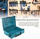 1 Pièce Caisse a Outils,Malette Outils En Plastique,De 40 Kg,Boîte à Outils Empilable,Matériel pour Outils électriques,Organisateur de Matériel,Malette Rangement - 3