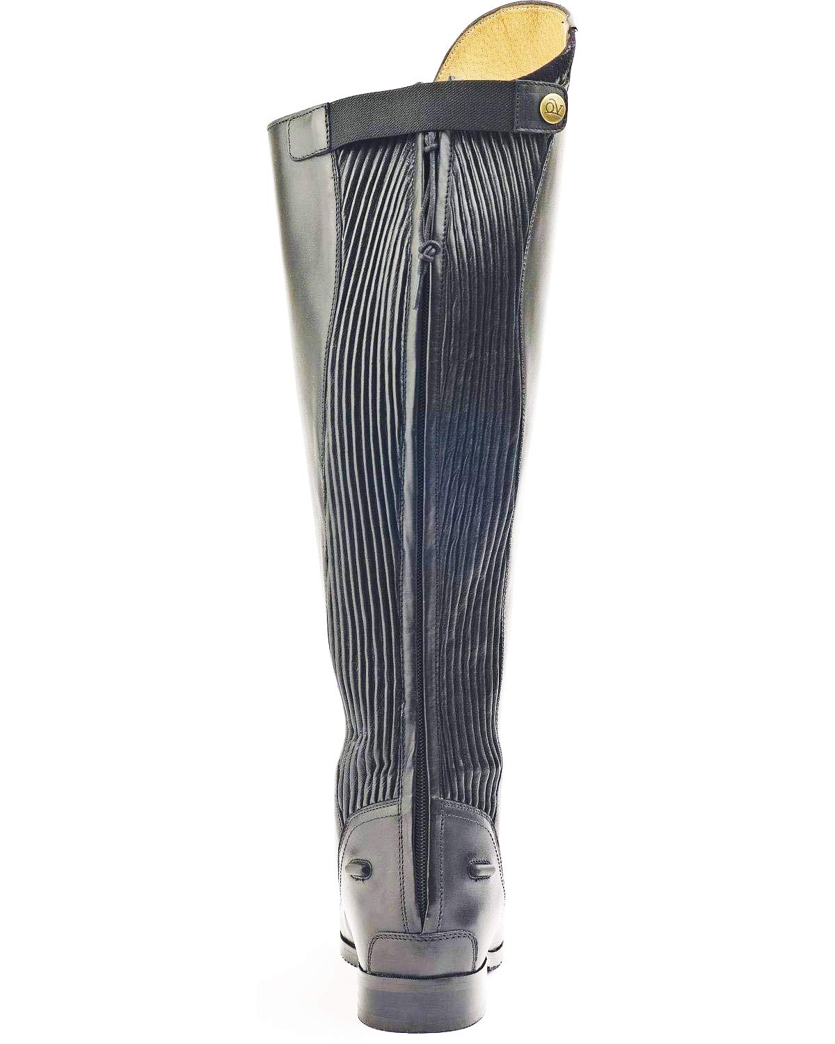 Ovation Women's Durable Stylish Equestrian Horse Riding Tall Extra Wide Calf Leather Flex Plus Field Boot, Regular, 6 X