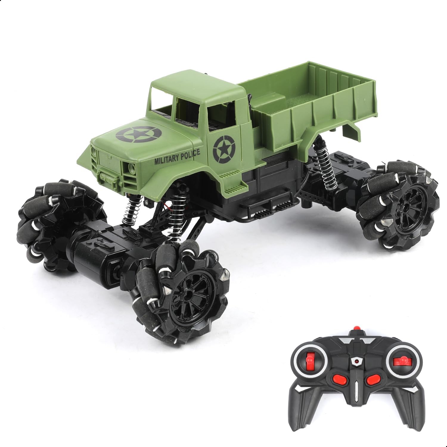 1:24 Scale RC Climbing Car 4WD Off-Road Remote Control Vehicle with 50 Min Playtime, 2.4GHz Omnidirectional Movement for Kids and Adults