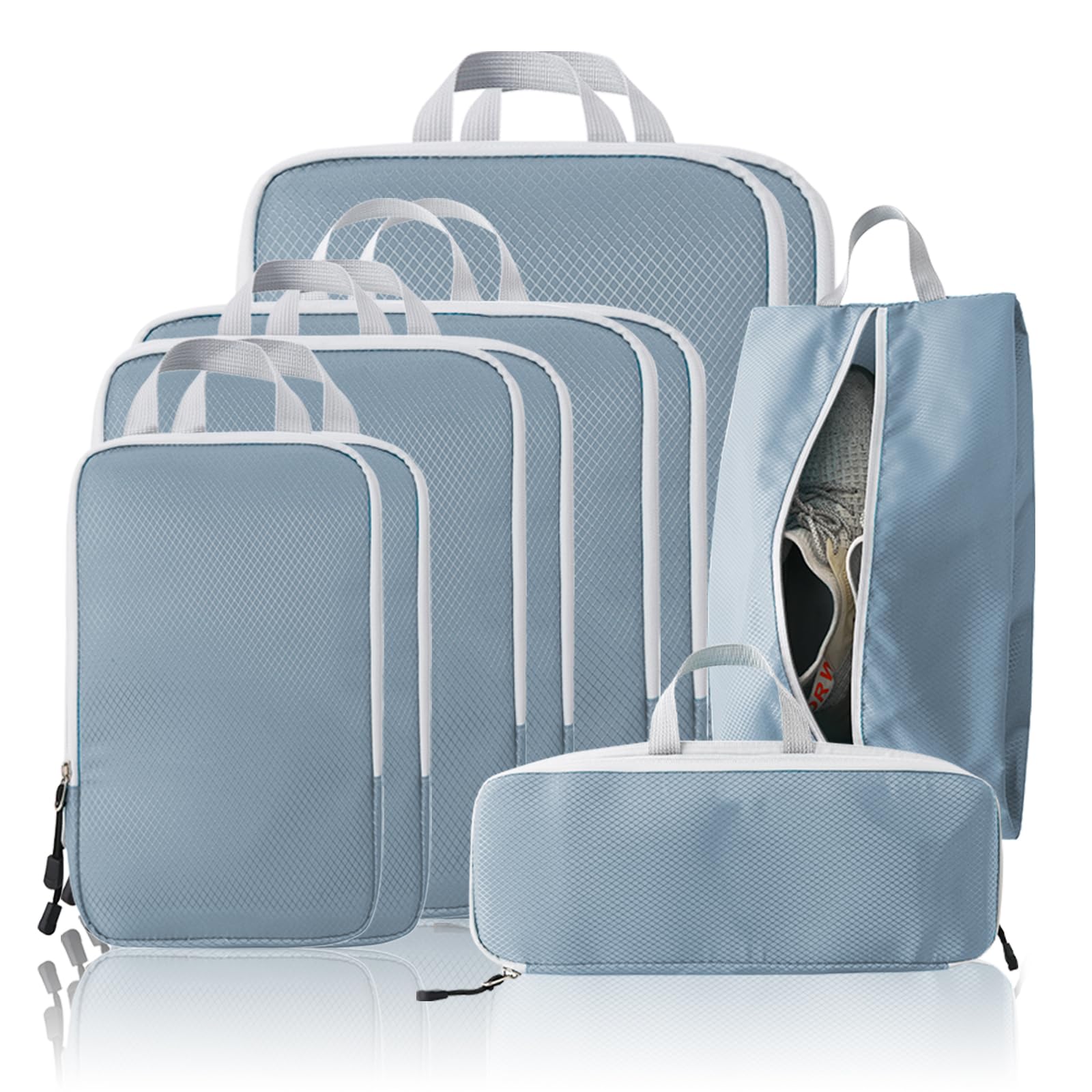 OPLEBEPE 10-Set Compression Packing Cubes