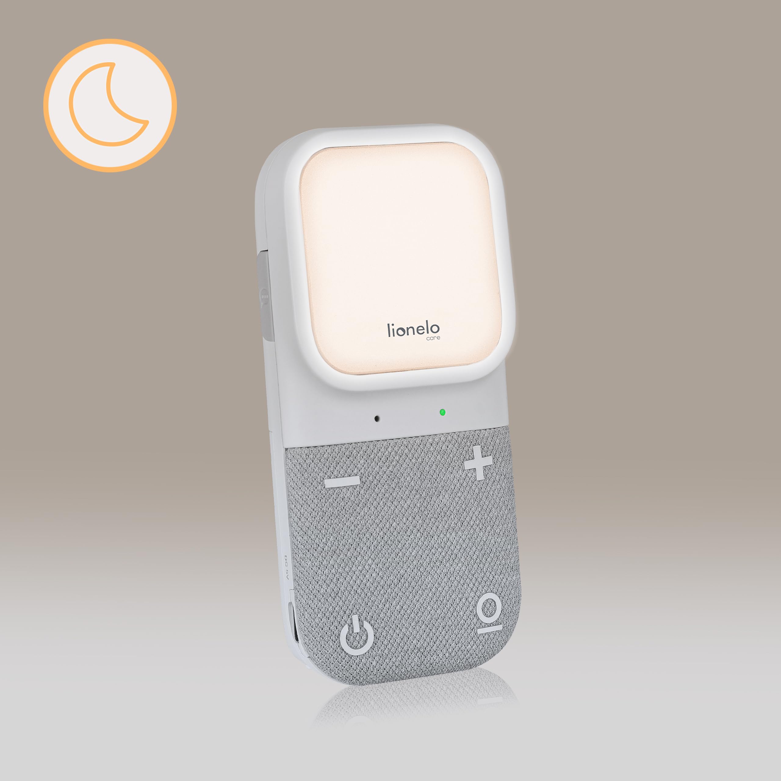 Lionelo Babyline 2.3 Baby Monitor z mikrofonem audio, światłem nocnym, zasięg 400 m, LCD, niania elektroniczna
