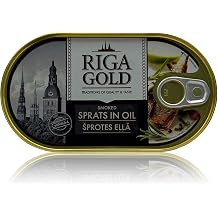 RIGA GOLD Shproti, Sprats in Oil, 190gr Pack 12