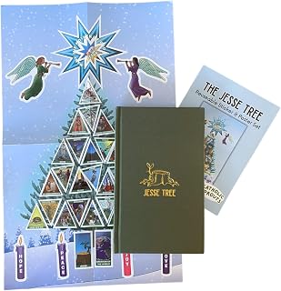 Catholic Sprouts - The Jesse Tree Advent Devotional for Families - Bible Study for Advent, Includes Poster and Reusable Sticker Set, Catholic Families, Christmas Preparation
