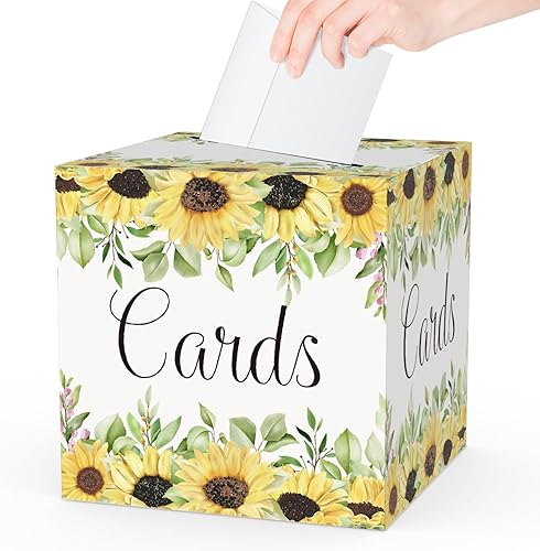 Miniatura 7 de Caja de tarjetas con diseño floral de rosas, regalo o caja de dinero, suministros de recuerdo de fiesta, caja de recepción de tarjetas de rosa azul