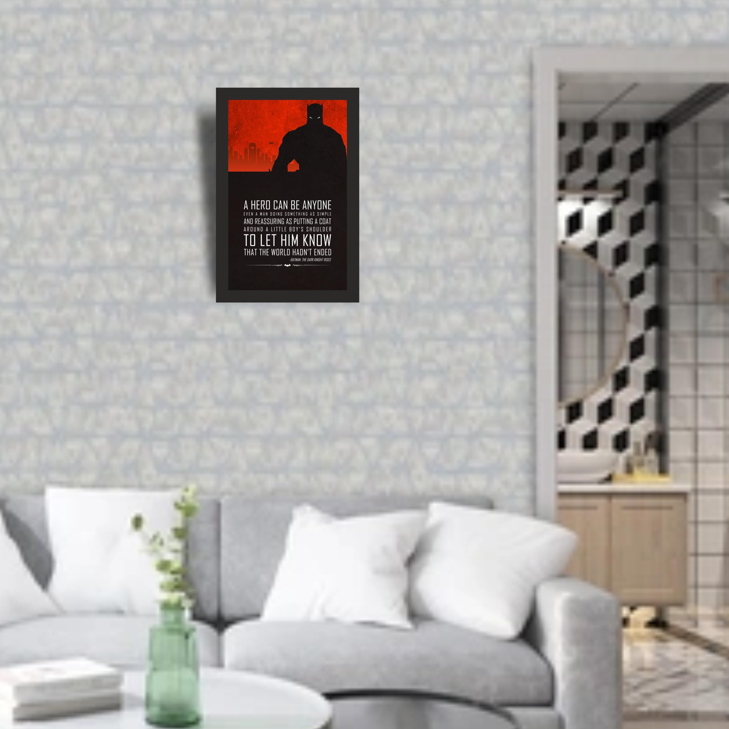 A Hero Can Be Anyone Wall Art