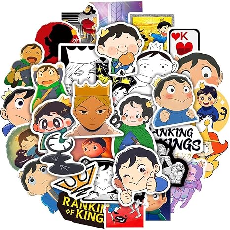 Amazon Co Jp For 王様ランキング ステッカーセット 50枚 For 王様ランキング ボッジ カゲ ダイダ 王子 ステッカーセット防水 ステッカーシール ポッジ カゲ スーツケースステッカー 文房具 自転車 ヘルメット 携帯 ノート 可愛い アニメグッズ 人気 ギフト 文房具