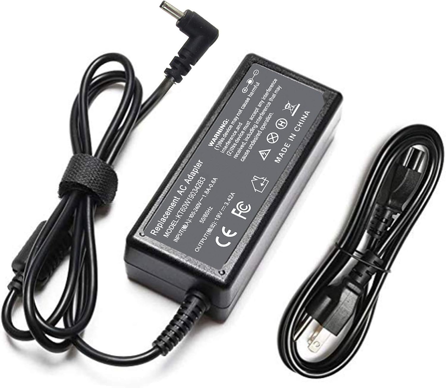 Caricabatterie per laptop 19V 2.37A 45W Aspire 5 A515-55 A515-56 A515-46 A515-54 A515-54G A515-55 A517-52: A515-55-588C 55-56UK; Chromebook serie R11 PA-1450-26 Adattatore di alimentazione