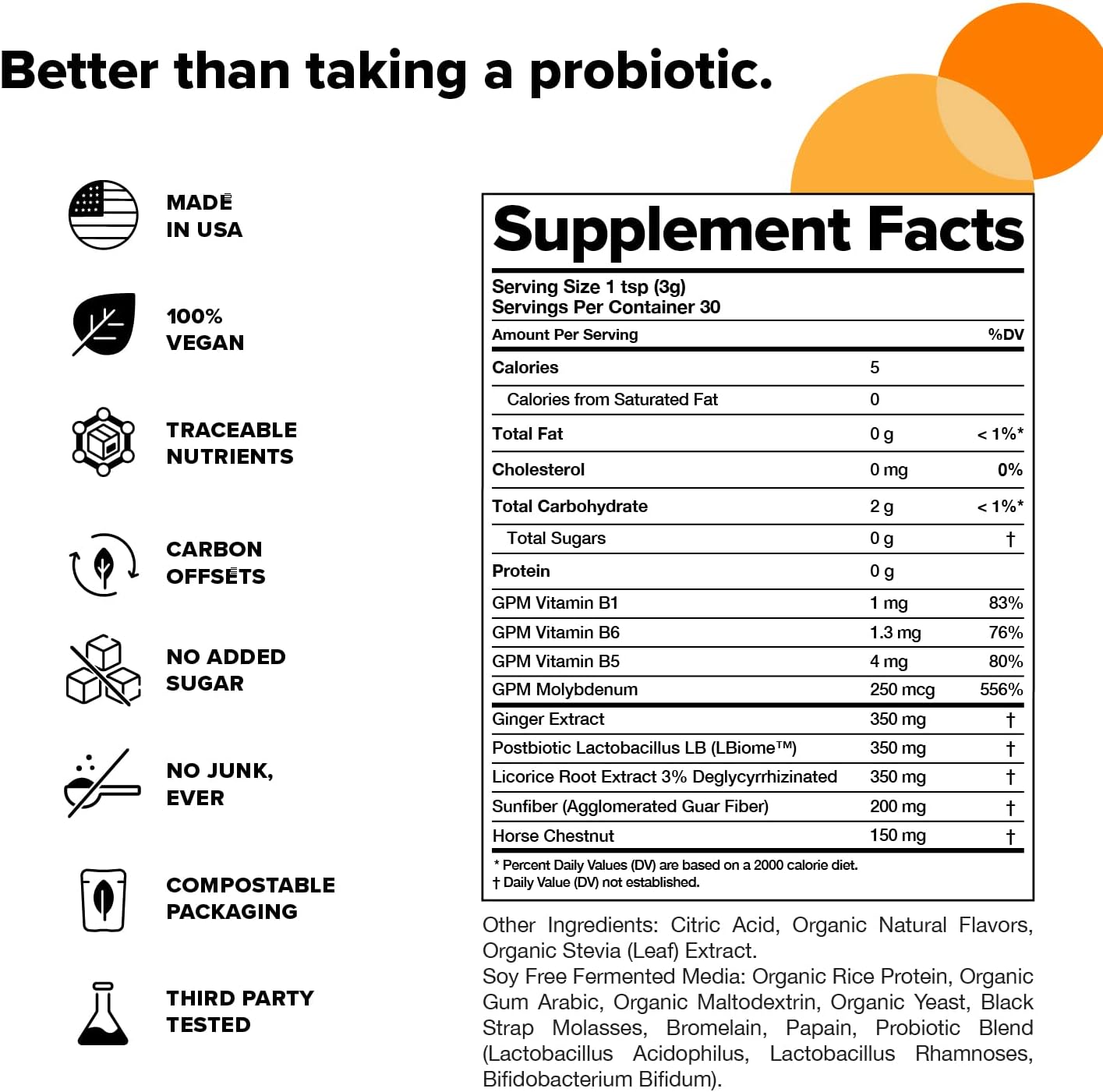 Complement Unflavored Protein & Gut Nurture Bundle – Plant-Based Protein Powder and Comprehensive Digestive Health Support