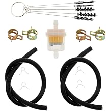 1/4 Inch Fuel Line Oil Gas Filter Hose Petrol Pipe Tube for Motorcycle ATV Quad Scooter Go Kart Mini Chopper Moped Pit Dirt Racing Bike Lawn Mower Propel Generator Water Pump Hedge Trimmer
