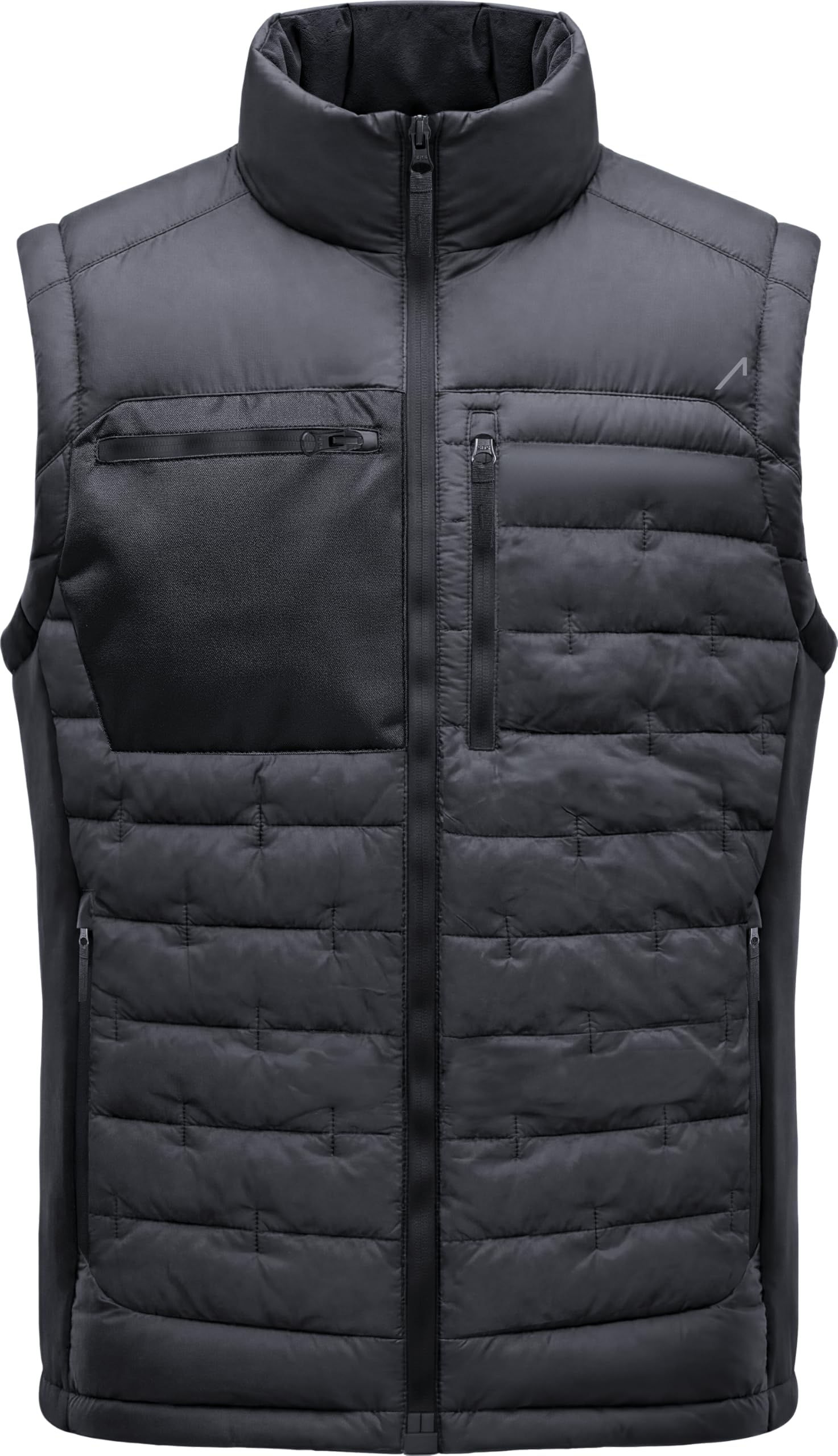 ACE Constructor Gilet da lavoro da uomo - con collo in pile e 4 tasche per il lavoro - gilet caldo da uomo