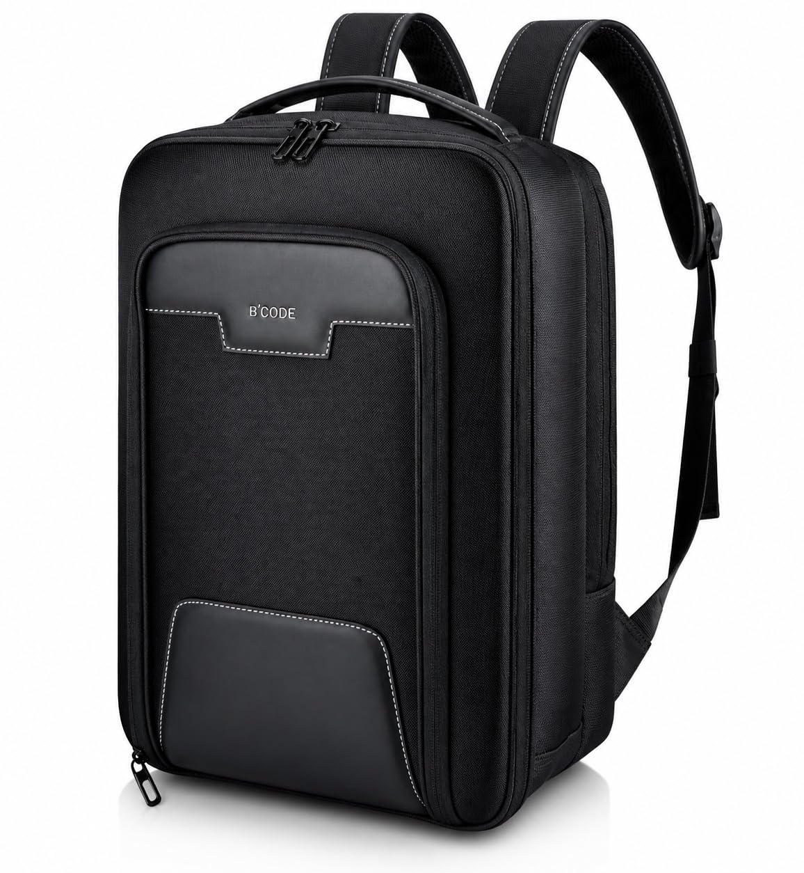 b'code B’CODE Executive Pro Laptop Backpack for Men|15.6 Inch Structured Shell Office Bag|42L Large Capacity|Smart Multi-Compartment|Waterproof Rain Cover|Lightweight &Durable|Business, Travel &College-picture-46
