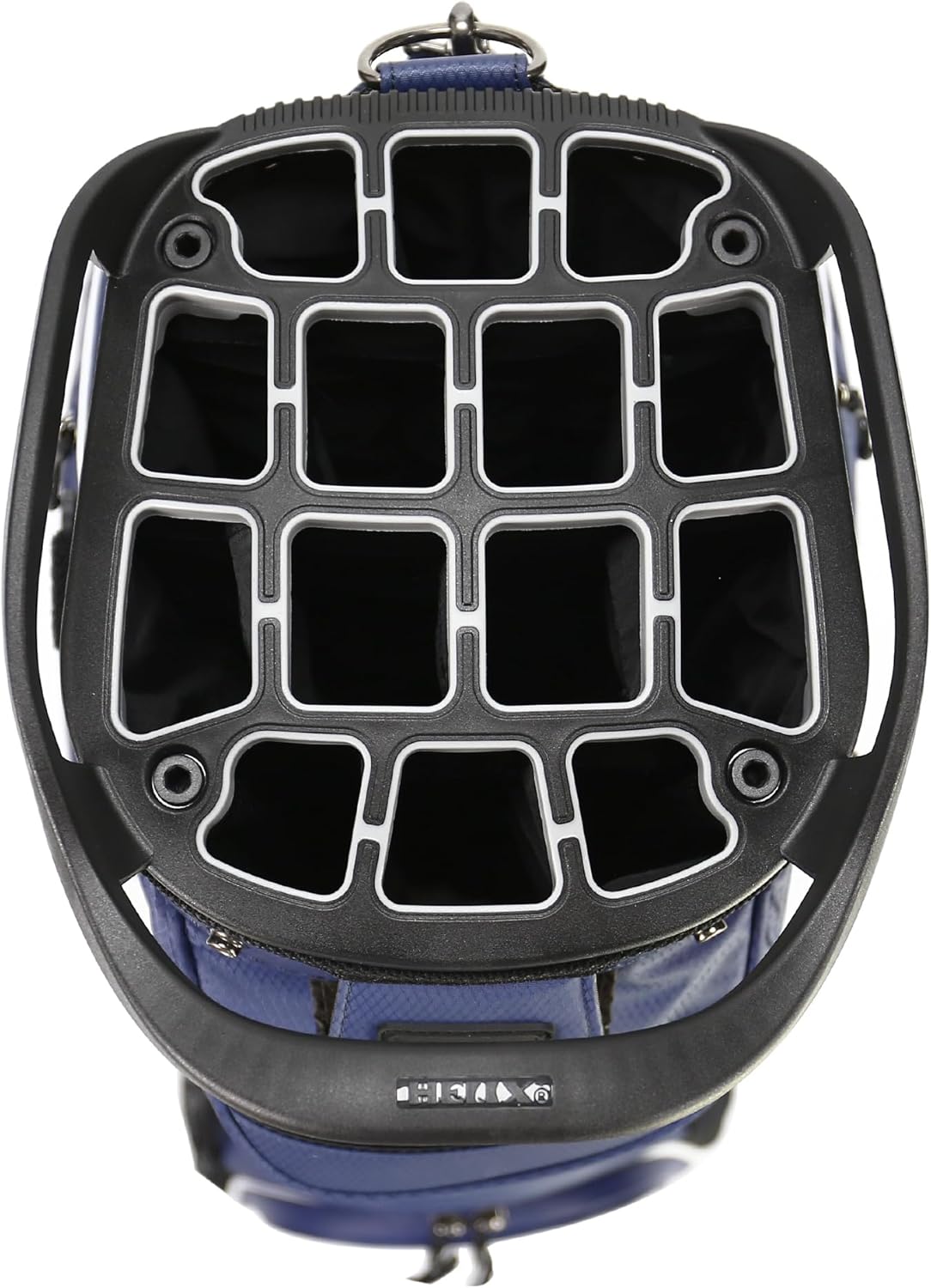 HELIX 14 Way Full Length Golf Cart Bag with Wheels, Lightweight, Portable, Large Capacity