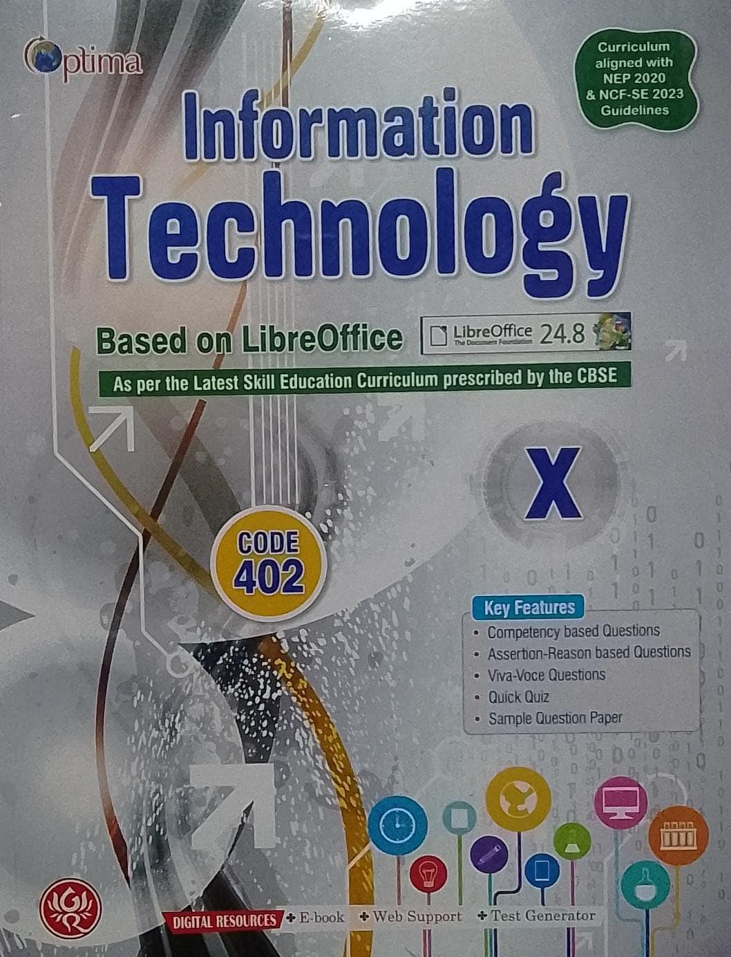 OPTIMA INFORMATION TECHNOLOGY CLASS -10 LIBRE OFFICE CODE 402