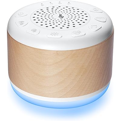木製ホワイトノイズマシン 赤ちゃん 寝かしつけ 20種癒し音 ドリームスイッチ RGBライト円筒 タイマー機能 安眠グッズ 睡眠グッズ 快眠グッズ ないとライト …