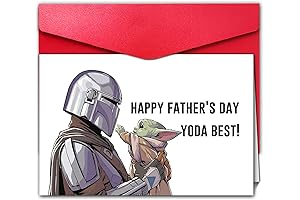 GYYsweetus Baby Yoda Fathers Day Card: Express Your Love, Appreciation, and Gratitude to Dad