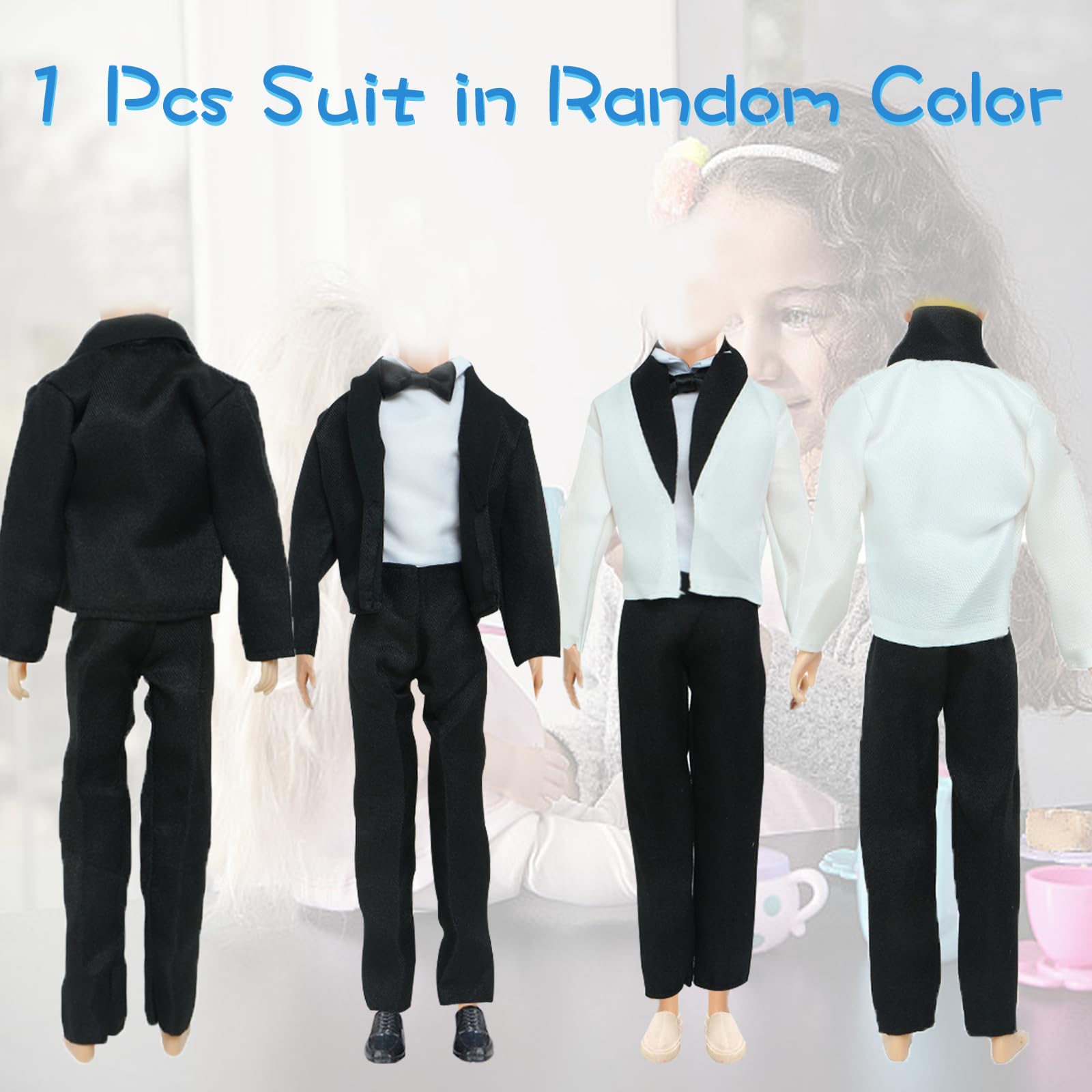 19 pezzi vestiti e accessori Compatibile con Ken,1 vestito 5 abbigliamento casual abbigliamento 5 pantaloni 2 costumi da bagno 4 paia scarpe 1 occhiali da sole 1 paddle board per bambole da 12