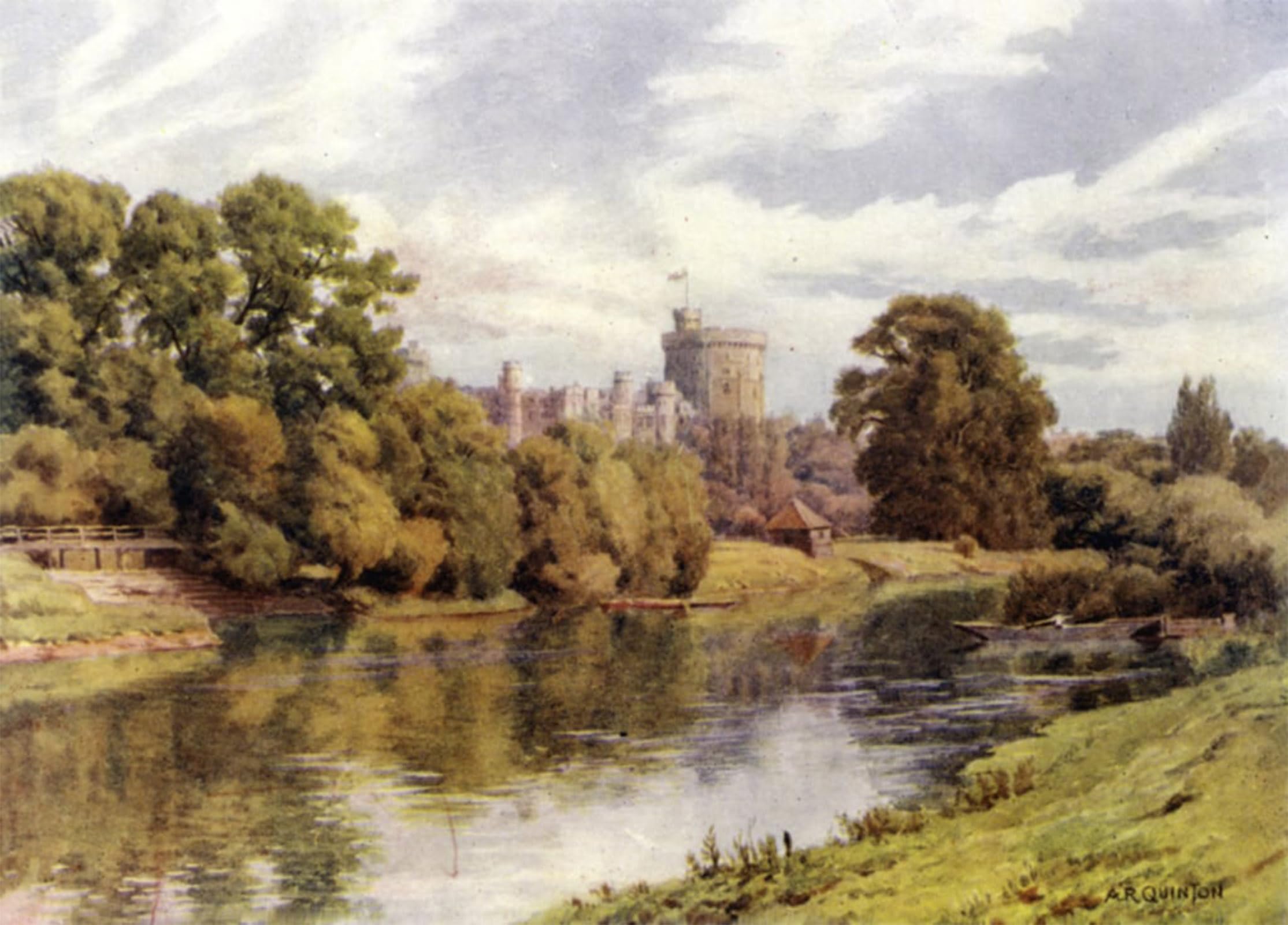 Impression prints toile Château de Windsor 60x90cm de qualité premium