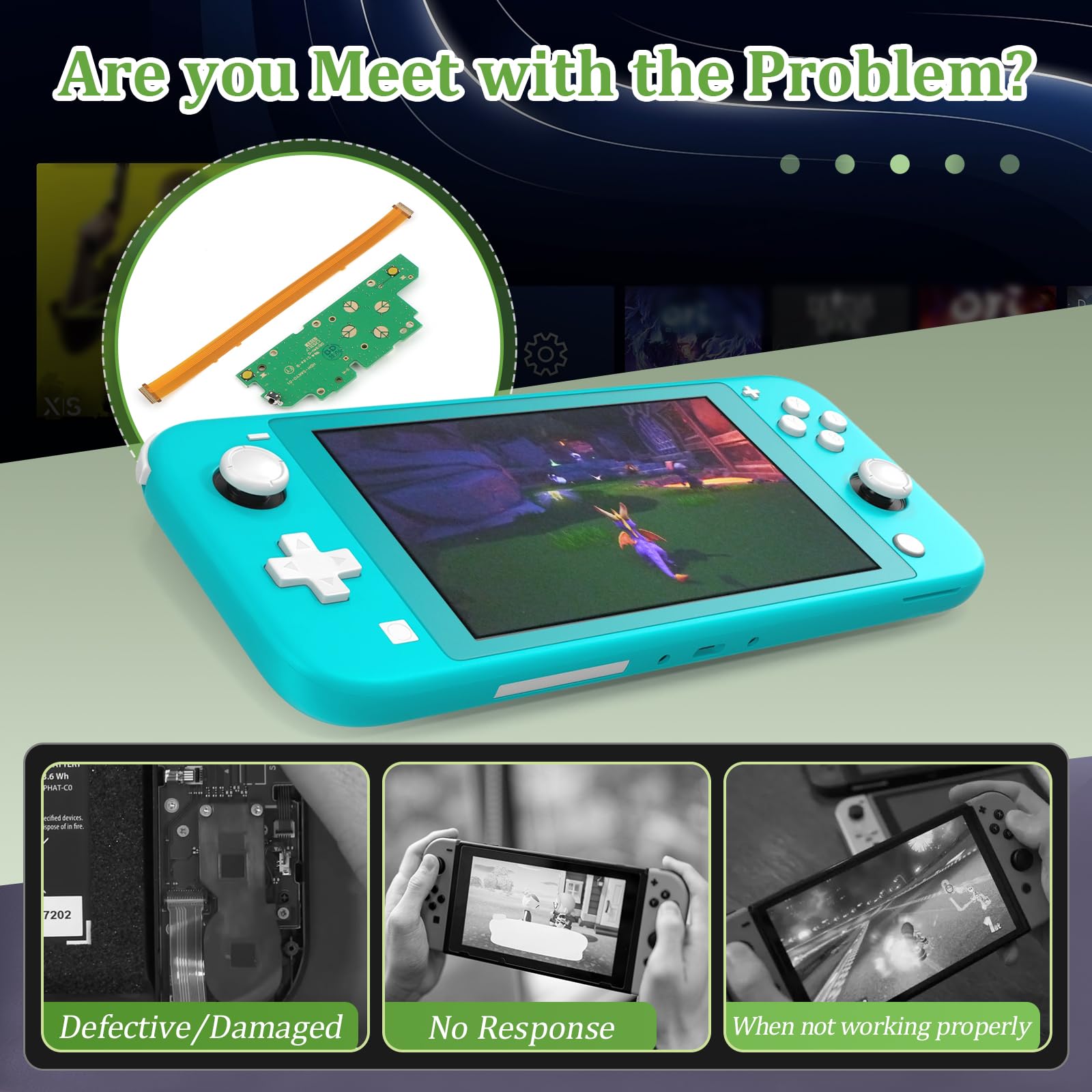 Amazon.com: Left L Side Motherboard for Nintendo Switch Lite L