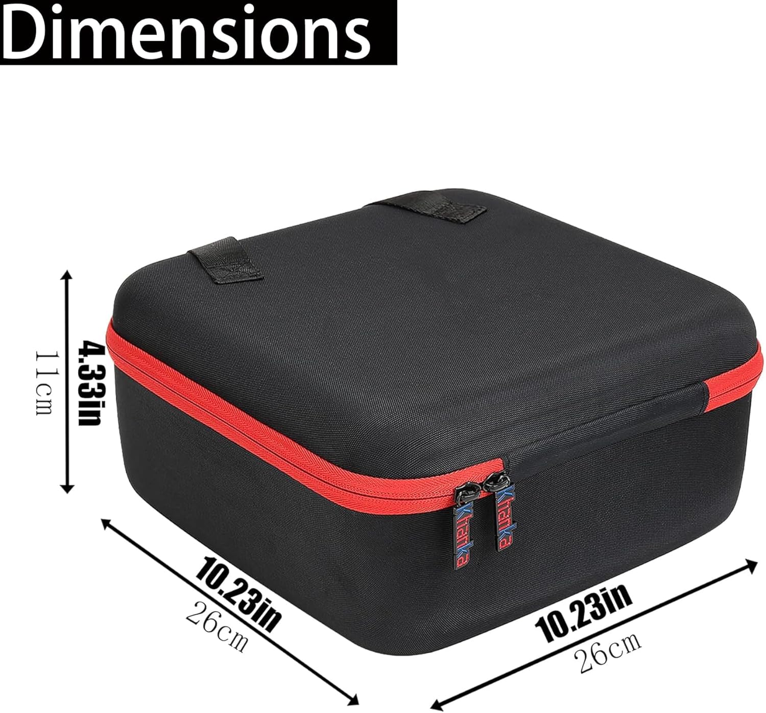 khanka Hard Case Replacement for Milwaukee 2767-20 M18 FUEL High Torque 1/2" Impact Wrench, Case Only
