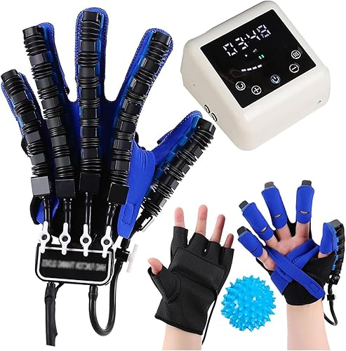 Miniatura 10 de Rehabilitation Robot Gloves, 2025 Upgrade Hemiplegia Hand Stroke Recovery Training Device, 1-9 Levels of Intensity Adjustable, for Finger Recovery