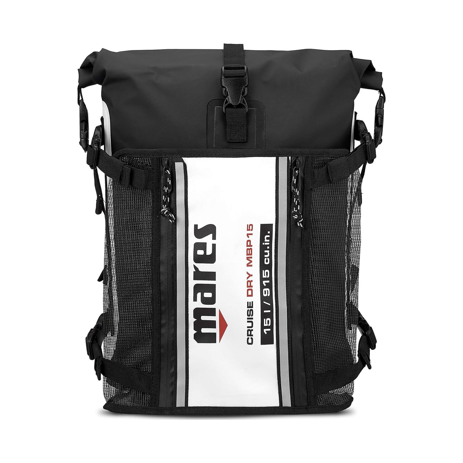 Mares Cruise - Borsa Termica con Doppia Chiusura, Colore: Nero/Bianco