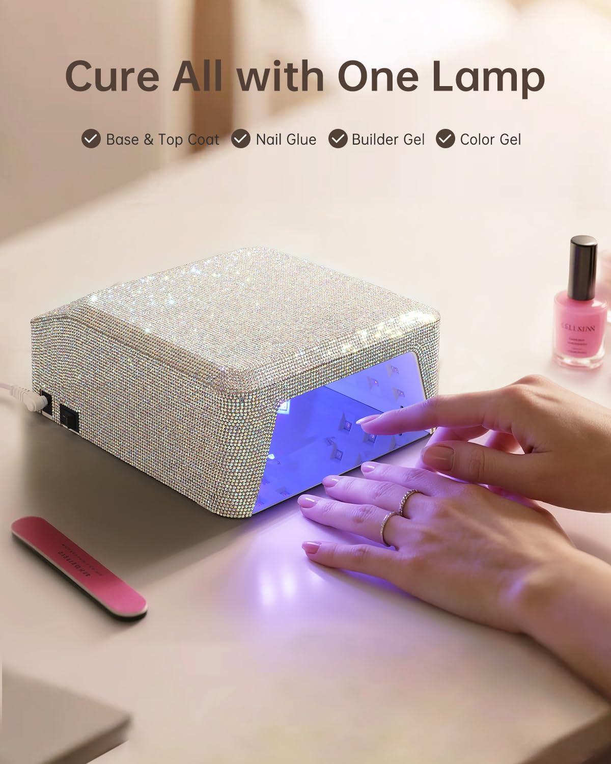 UV LED Nail Lamp 96W - Image 2