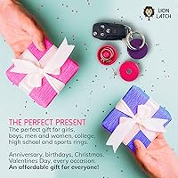 Vista 9 de Caja de joyería con cierre Lion Latch, menta.