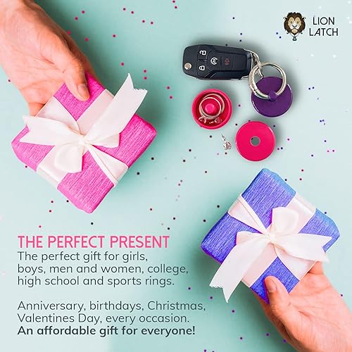 Miniatura 9 de Caja de joyería con cierre Lion Latch, menta.