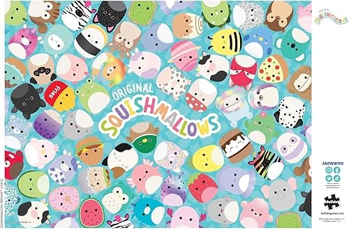 Miniatura 5 de Buffalo Games - Squishmallow - Squishmallow Friends - Rompecabezas de 1000 piezas para adultos, rompecabezas desafiante perfecto para noches de juego