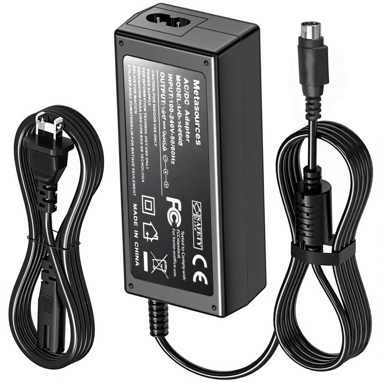Amazon.com: Metasources 3-Pin 24V AC/DC Adapter Compatible with