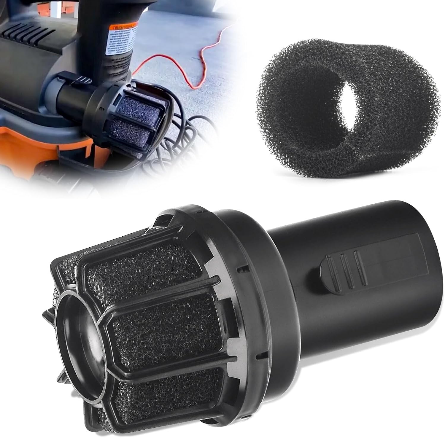 21/2 In Muffler Diffuser Wet/Dry Vac Attachment for