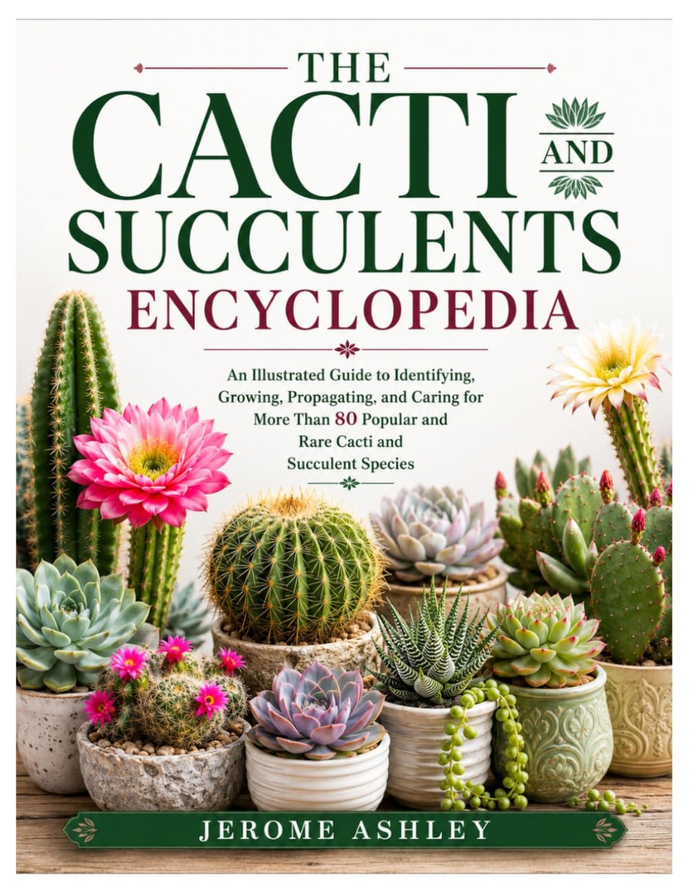 The Cacti and Succulents Encyclopedia: An Illustrated Guide to Identifying, Growing, Propagating, and Caring for More Than 80 Popular and Rare Cacti and Succulent Species