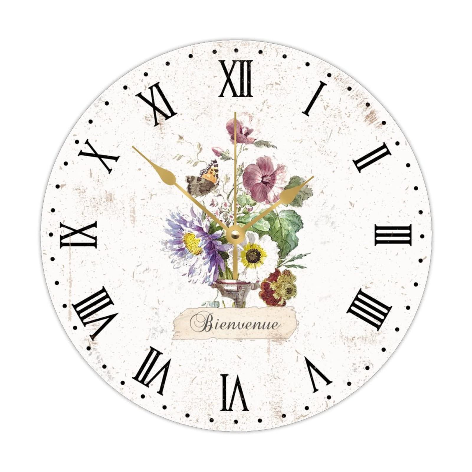 Horloge murale vintage en bois : oubliez le tic-tac dans votre salon