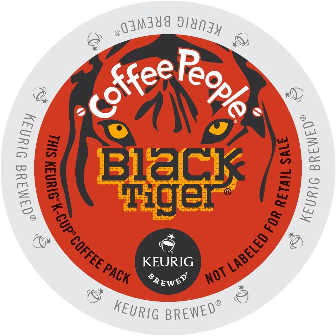 Coffee People Black Tiger K-Cups 96ct Dark
