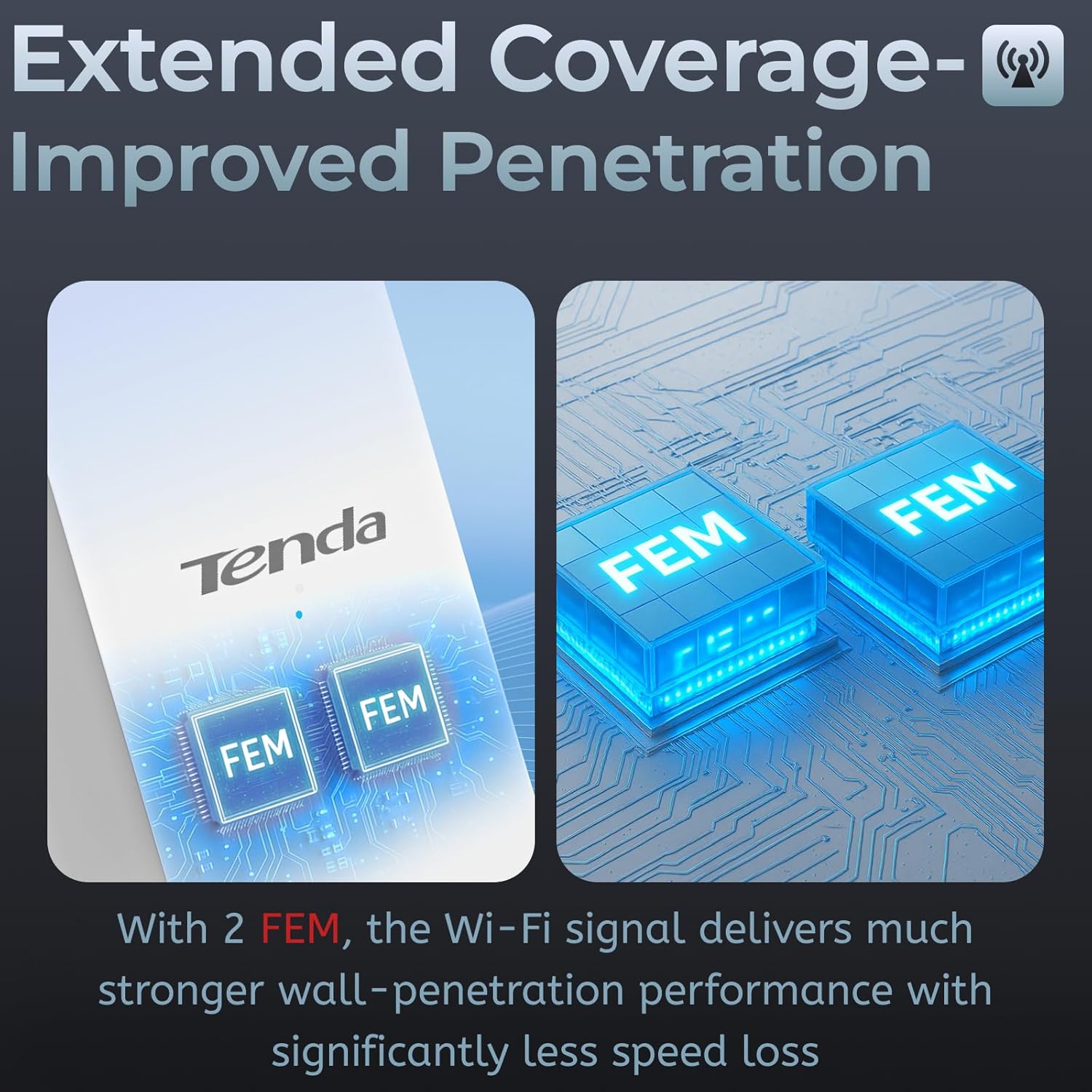 Tenda WiFi Range Extender AC1200, Dual-Band867Mbps 5GHz/300Mbps 2.4GHz, WiFi Booster Suitable for Every House, One Ethernet Port(A18 V4.0) - Image 5