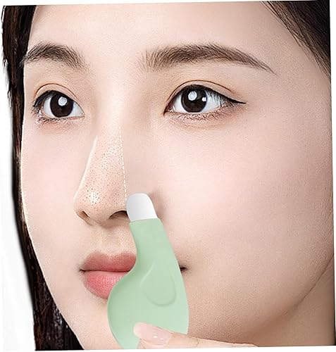 Miniatura 5 de Herramienta extractora de poros con hoja de acero inoxidable, reutilizable, lavable, removedor de puntos negros con tapa para limpieza facial para