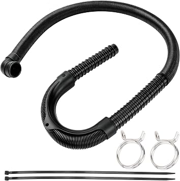 W11244231 Washer Drain Hose Part 4 Ft Long for Whirlpool Washer WTW5000DW2