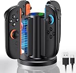Bidirectional Controller Charging Dock for Nintendo Switch 2(2025), Fast Docking Station for Joycon 2, Magnetic Charger Stand for Switch 2 Accessories with LED Indication and USB Type-C Charging Cord