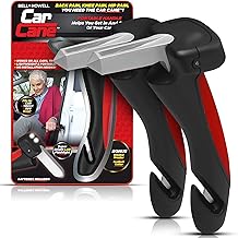 EMSON Original Car Cane 2Pk – All in 1 Car Handle Assist for Elderly Car Door Handle, Seat Belt Cutter, Window Breaker, Flashlight, Car Door Handle for Elderly Easy Exit