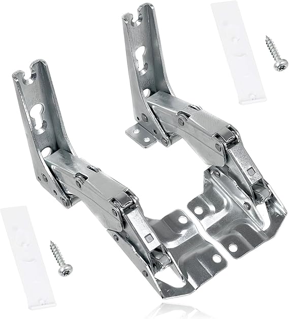 SPARES2GO Integrated Door Hinges Fits Hettich Type Fridge Freezer Set (Left & Right Hinges with