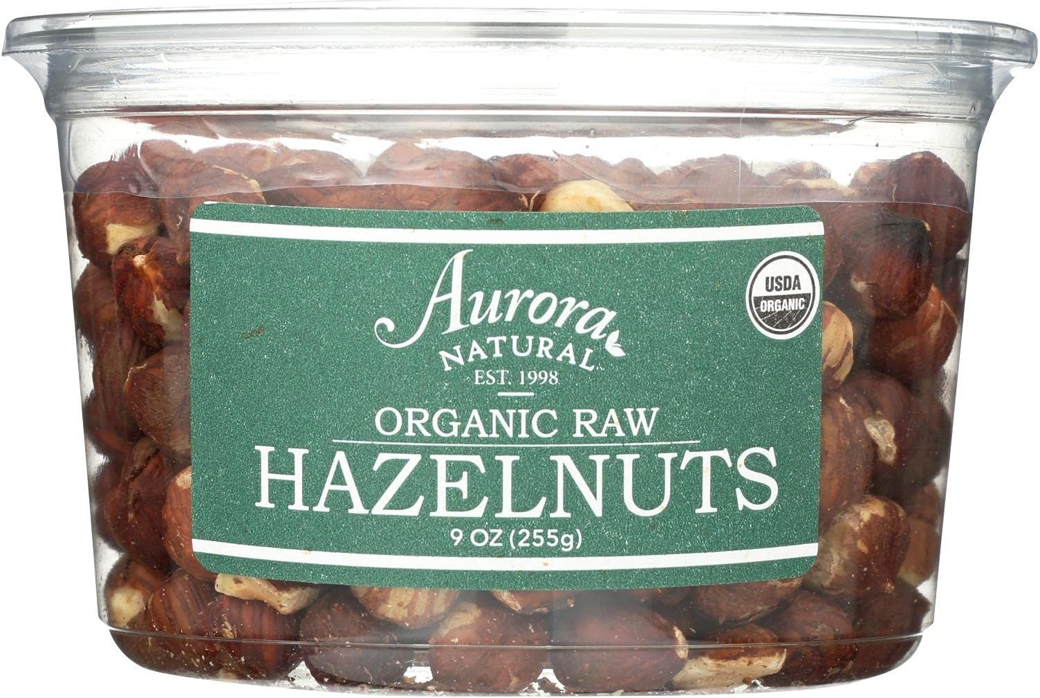 Aurora Products Organic Hazelnuts, 9 Ounce