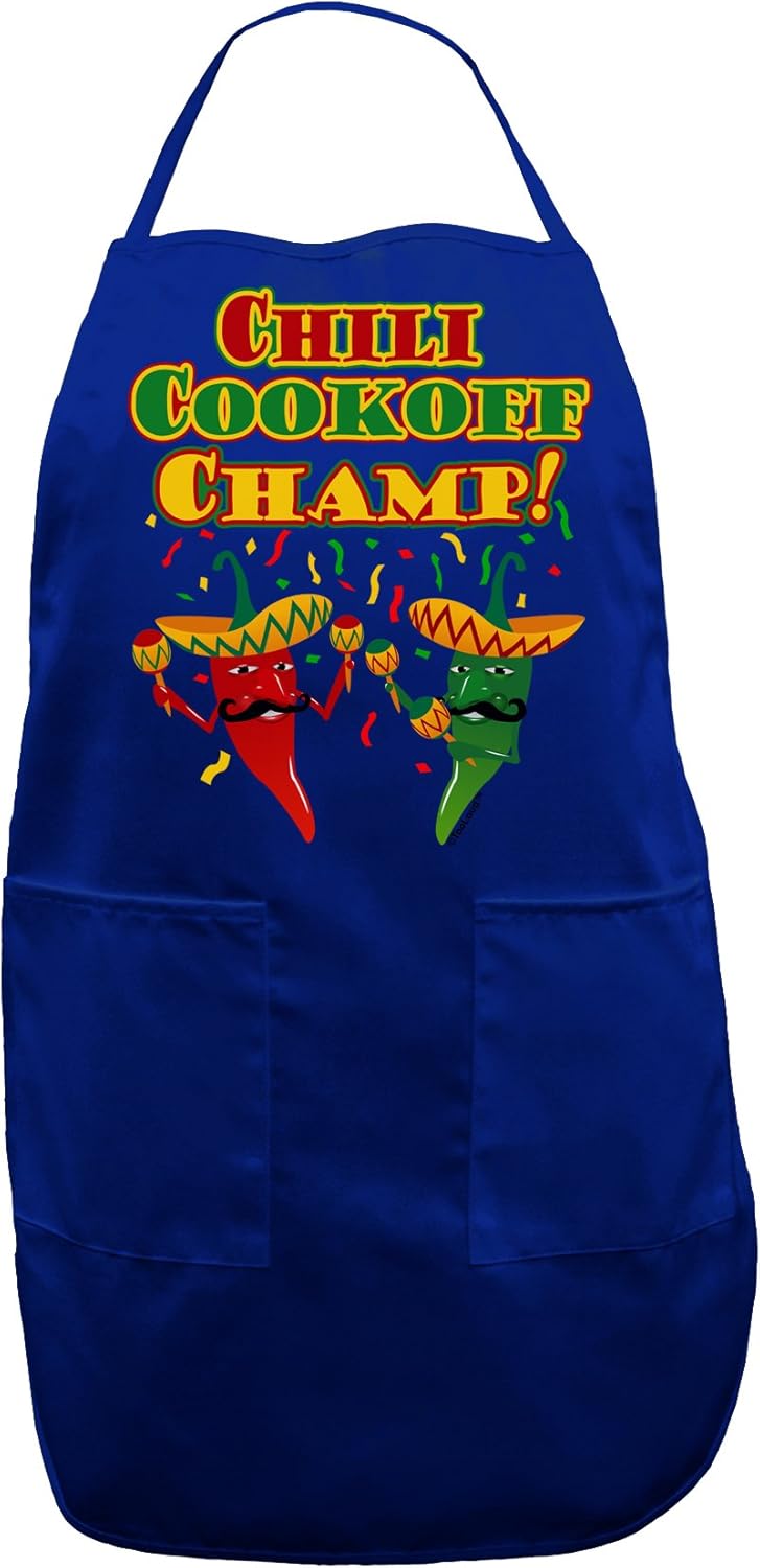 TOOLOUD Chili Cookoff Champ! Chile Peppers Dark Adult Apron
