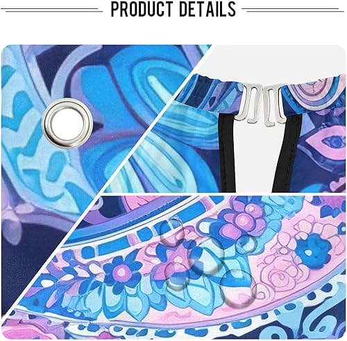 Miniatura 4 de RPLIFE Gnomos y hongos con teteras delantal de peluquero para teñir el cabello, capa reutilizable, capa para cortar el cabello