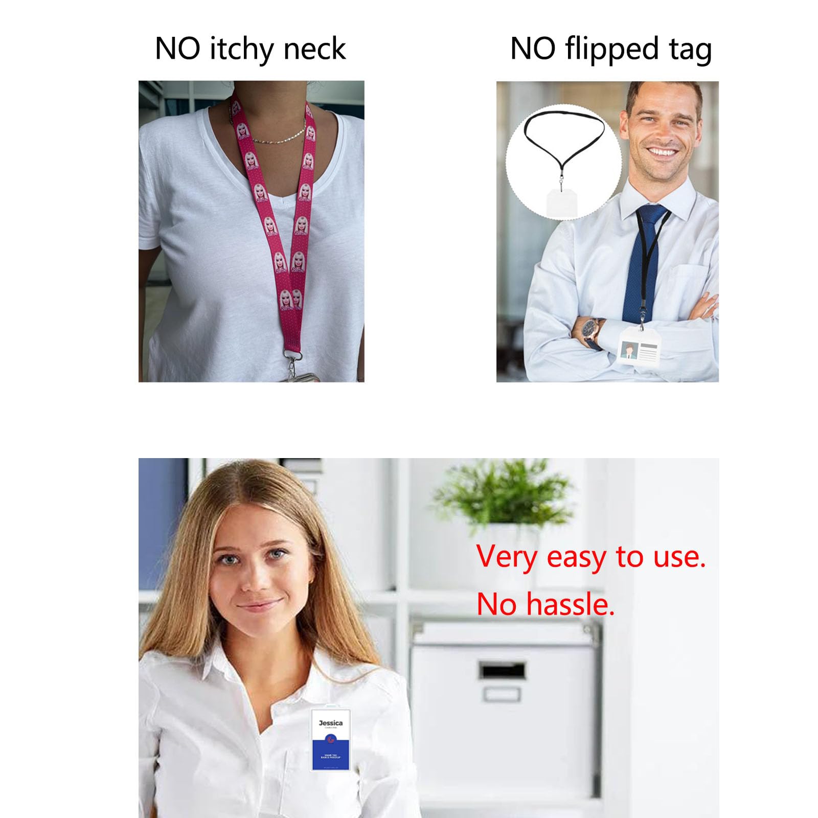 Name Tag Magnets, 20-Pack Magnetic Name Badge, Name Tag Magnets For