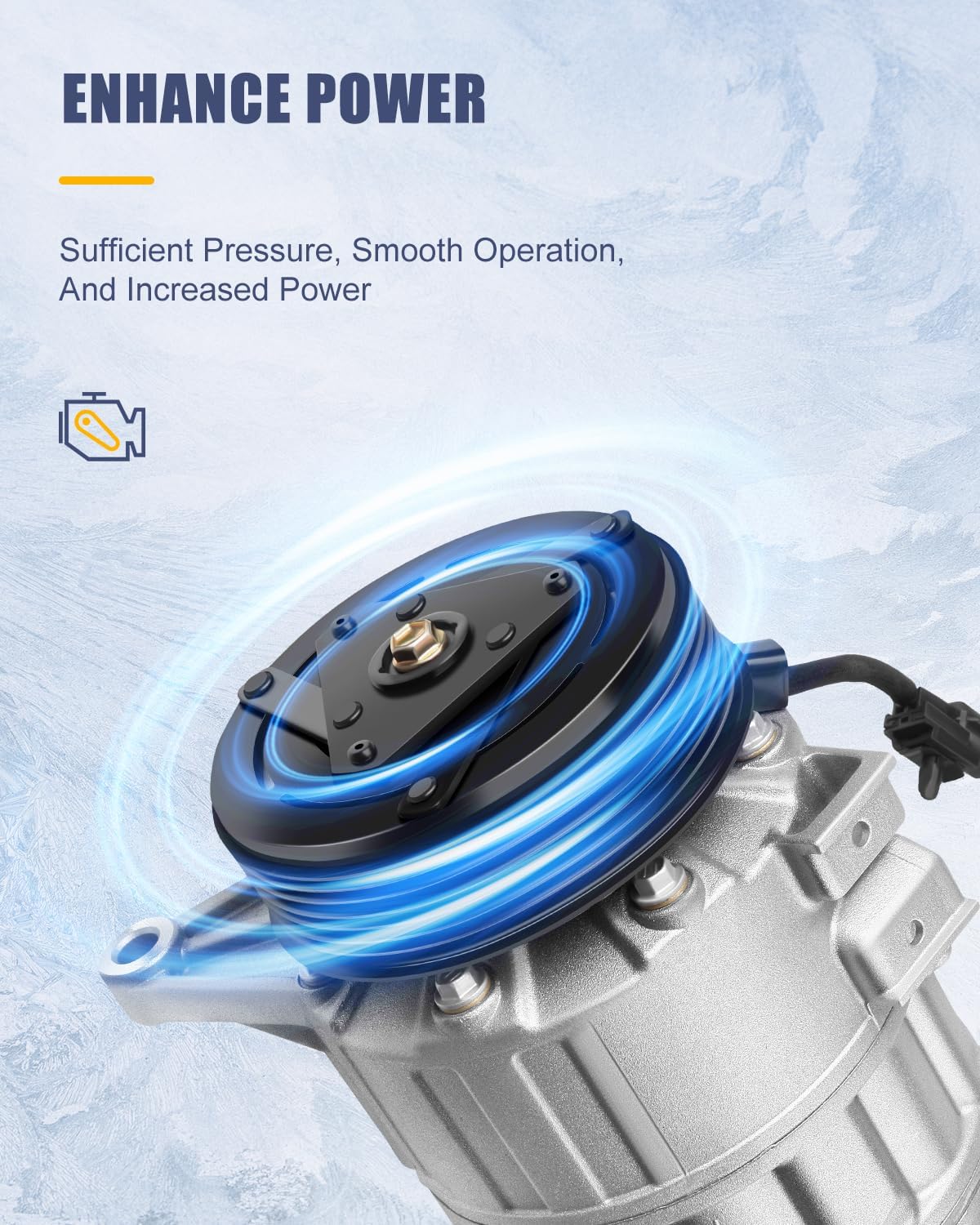 OCPTY AC Compressor fit for 2007-2012 for Nissan Altima 3.5L 10347820 10362181 1010868 1110868