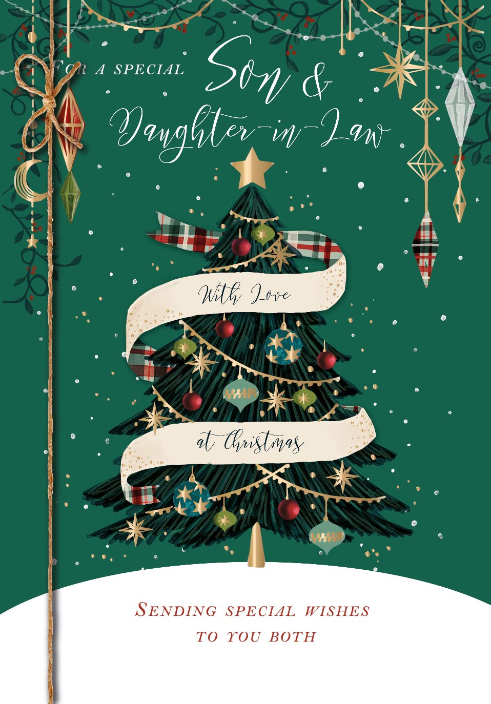 Tarjeta De Navidad Para Hijo E Nuera - Hijo Especial E Nuera - Pareja