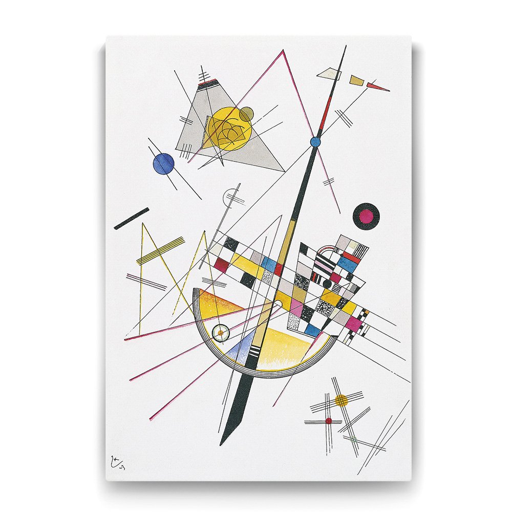Wassily Kandinsky - Delicate Tension Tablosu - 80x125cm