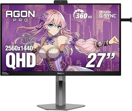 AOC Agon Pro 27" Gaming Monitor QHD 360Hz IPS NVIDIA G-SYNC, AG276QSG2