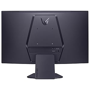 LG 27GS60QC-B Ultragear Curved Gaming Monitor 27-Inch QHD (2560x1440) 180Hz 1ms 1000R AMD FreeSync HDR10 HDMIx2 DisplayPort Borderless Design Black Stabilizer DAS Crosshair FPS Counter - Black